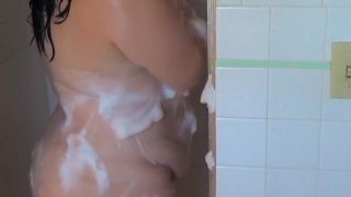 Squirters fat babe BBW showers, shaves and cums Hard Porn