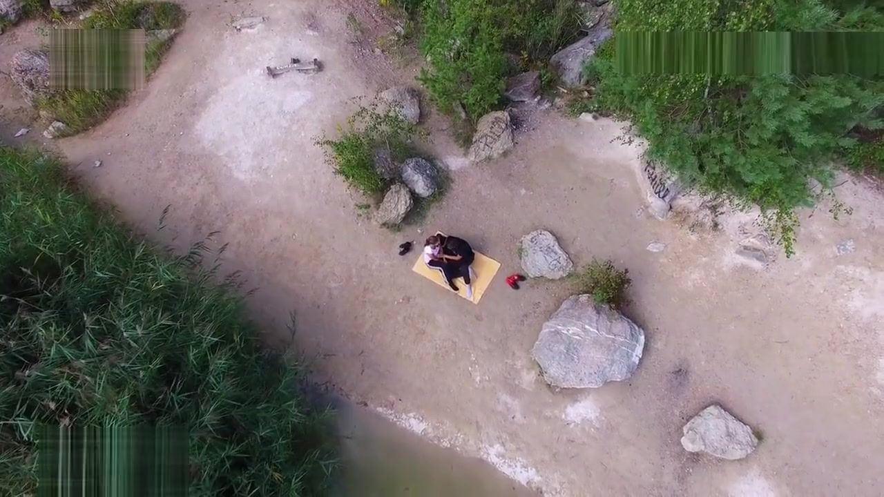 Step Fantasy Nude beach sex, voyeurs video taken by a drone Three Some