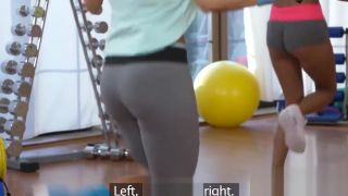 Gay Toys Three horny lesbians toying at gym Gay Pissing