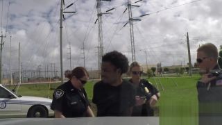 Blondes Scared criminal gets caught by perverted milf cops Snatch