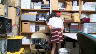 Webcam Sucking a huge cock could be yucky for busted shoplyfter Jasmine Grey NaughtyAmerica