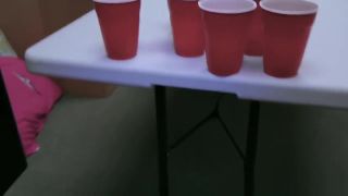 Masturbate Beer pong besties share two big cocks after they lost Hardcore Porn