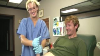 Cliti Amazing Nurse Stroking Patients Dick Gay Military