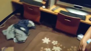 Flashing netcafe wife Panties