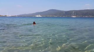 Insane Porn DEEP ANAL into the Sea with Cloud of underwater CUM Best Blow Job