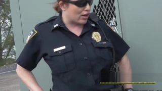 18QT Fro dude is arrested and fucked on rooftop by perverted female officers Creampie