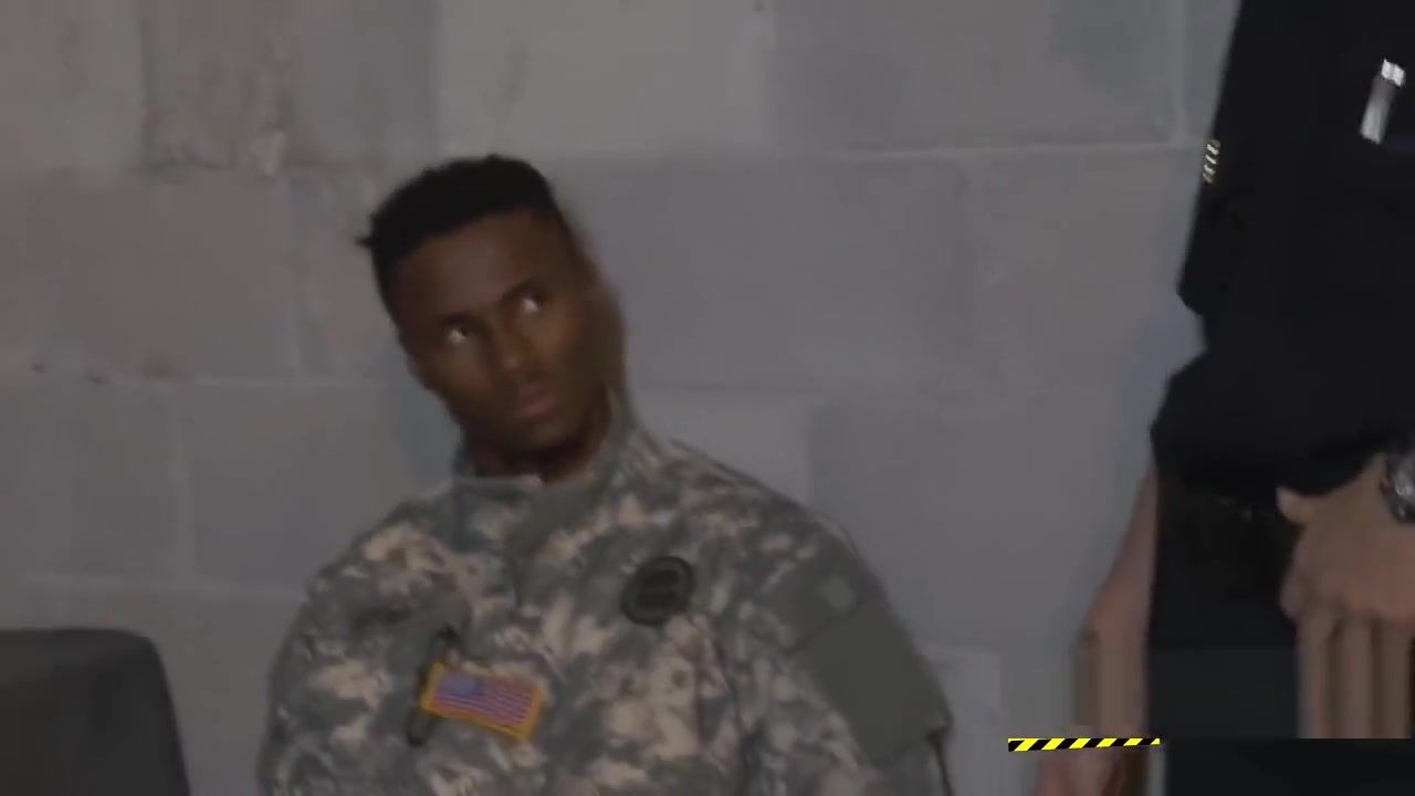 Blackcock Police give this fake soldier two options in order to get out of trouble Lesbos