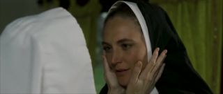 Gay Brownhair Blonde innocent nun needs forgiveness from older sister Sexzam