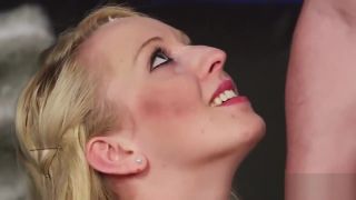 MyEx Horny looker gets jizz shot on her face swallowing all the juice Sexy