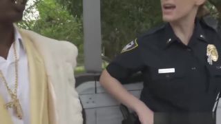 Hustler Hot white cops arrest pimp and fuck him Xxx