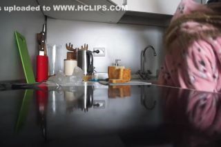 Soapy FUCKED his WIFE in the kitchen after work and CUM ON HER ASS - gentle sex Teen Sex