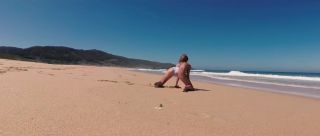 Slim TRAVEL SHOW ASS DRIVER - Ferrol. Sasha Вikeyeva in a bikini on beautiful Spanish Doninos beach Tittyfuck