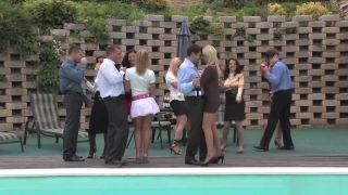 Travesti sex party by the pool 1 part 1 Blondes