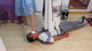 Lady Chinese Cruel Throat Trample By 2 Mistress Firsttime