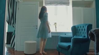 Asa Akira Milk White Skinned Sienna in Blue Atmosphere Bathroom