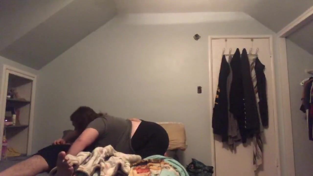 Booty Boyfriend Fucking Me Doggy While Roommate Is In The Other Room Private