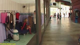 Eurobabe Stepsister Anal At Public Shopping Mall Punishment