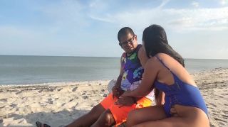 Hard Fuck Latina Fucks Her Stepbrother On The Beach India
