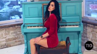 Mexicana Teasing By The Old Piano With Ann Denise Les