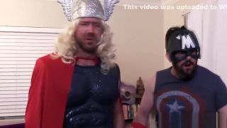 Whipping Sexy Avengers want their ass and pussy pleased Horny