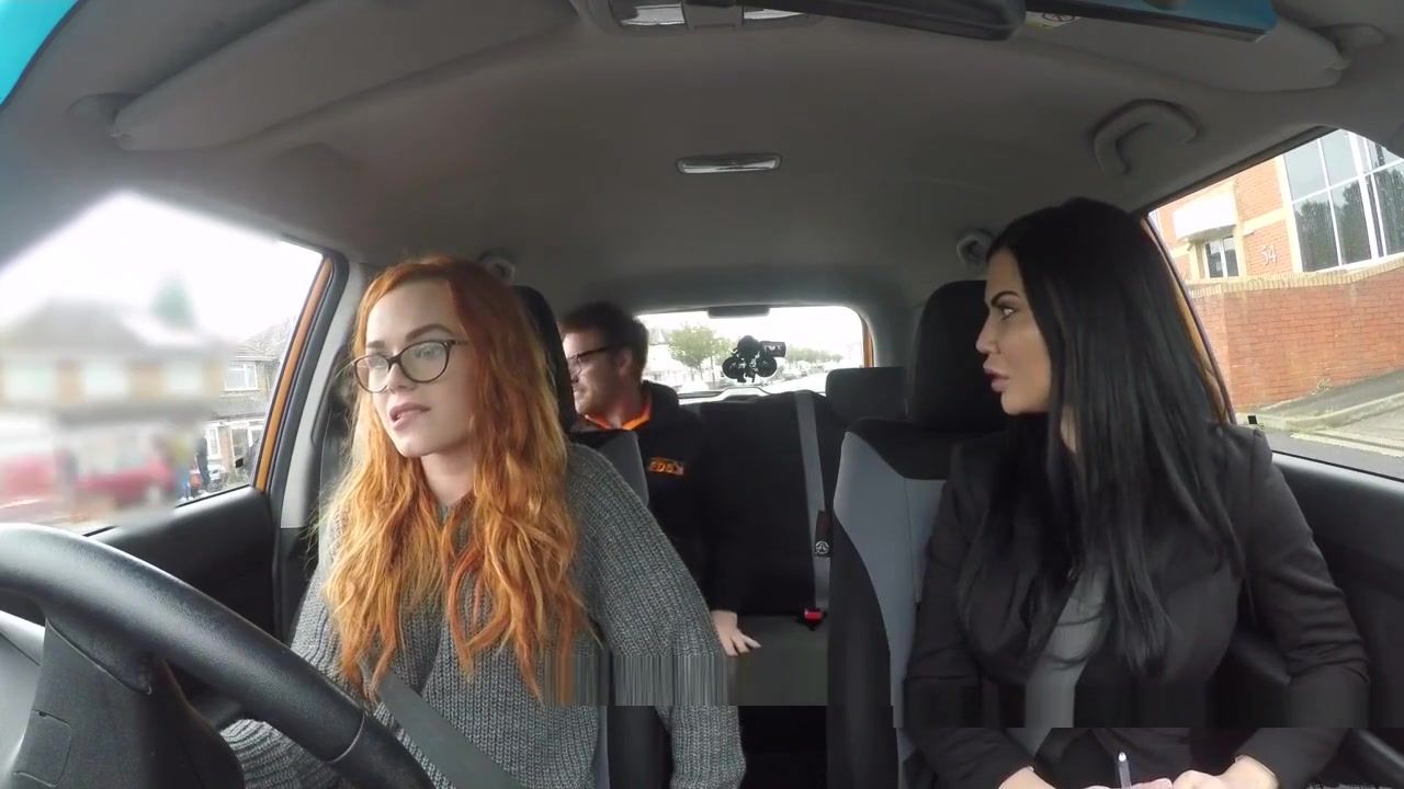 Uncut Threesome Fuck After Fake Driving Test Eng Sub - 1