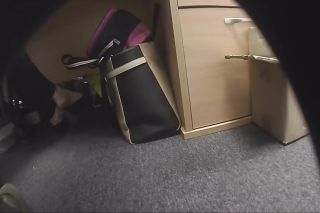 Bra Nats sexy heelpopping under the desk Glasses