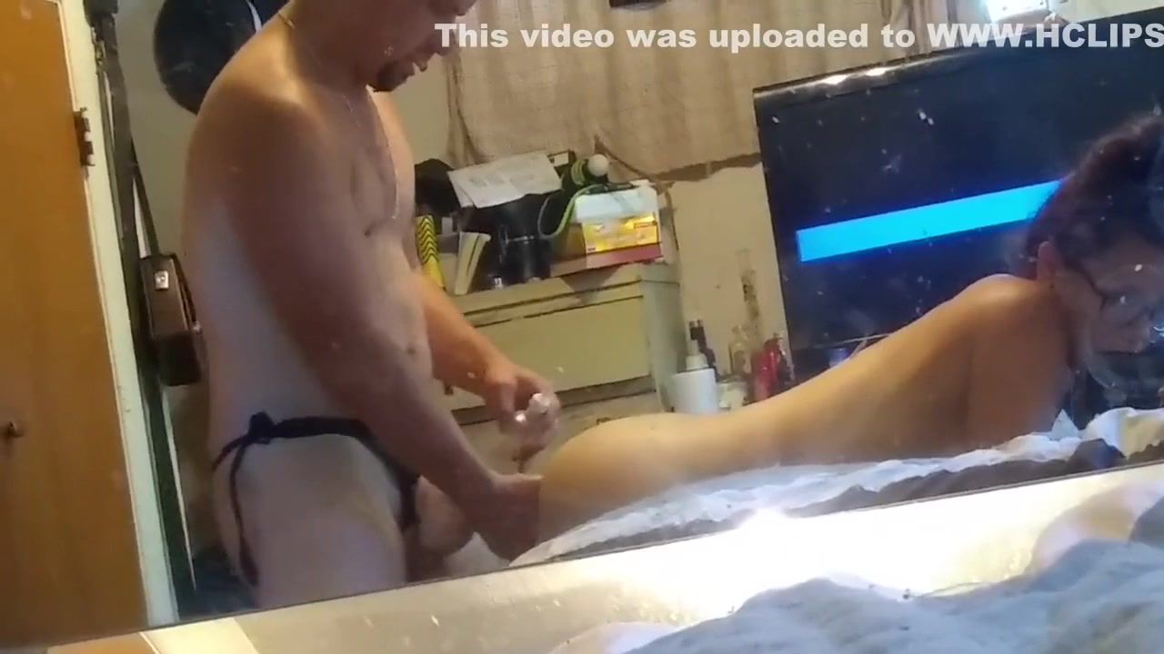 Gay Handjob stretching out my Clit - 2