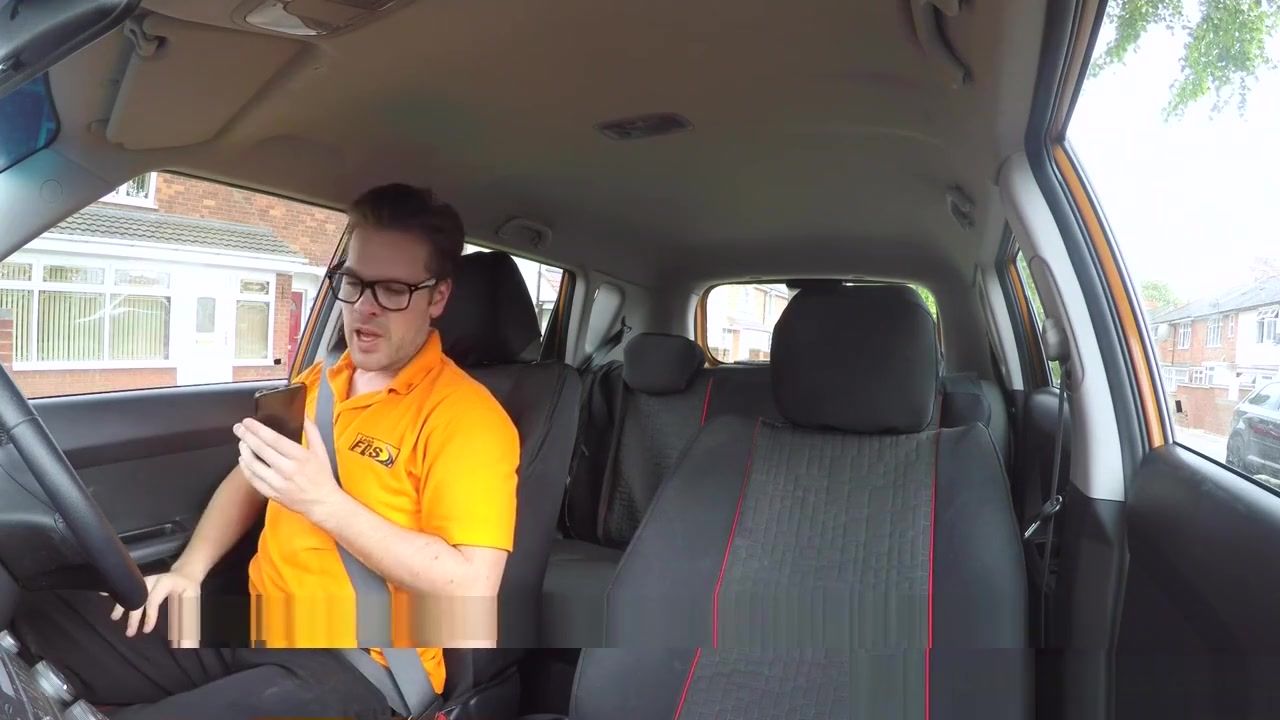 AVRevenue Couple Banging In Fake Driving School Car Hidden Cam - 1