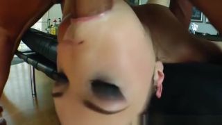 Sofa Unearthly Nicole Evans getting cumshot on her face Balls