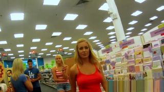 Asses Stunning blonde pornstars pick up random guys in the store Couples Fucking