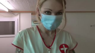 Blowing Nurse Dildo Treatment and anal Fisting Euro