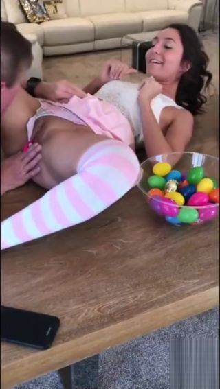 Masseur Easter Bunny Eats Rennadel Ryders Pussy Cock