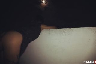 POV We Sneak up into a Public Rooftop to fuck and cum in mouth - Natali Fiction Maporn