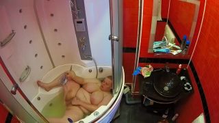 Striptease BBW masturbates  bathroom hidden cam - SYDNEY MICK №3 Adam4Adam
