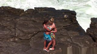 Amazing Two naughty girls drive to a desolate spot on the beach XCafe