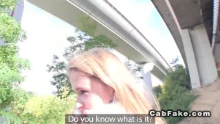 Seduction Porn Fake taxi driver fucks blonde outdoors Silvia Saint