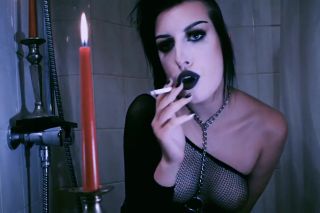 DrTuber Vampire Goth Plays with Candles FuuKK