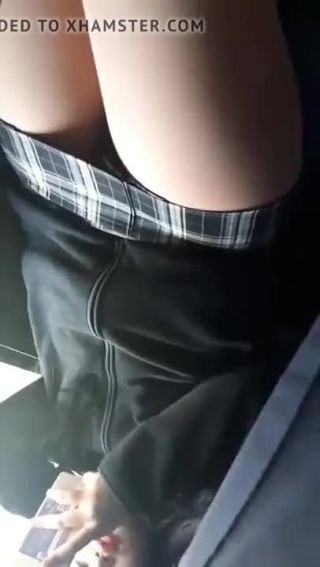 Swallowing Korean Student Upskirt In School Bus Amatuer