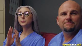 Titty Fuck Colleagues Won't Let Noob Nurse Get Fucked In Piece - HD Face Sitting