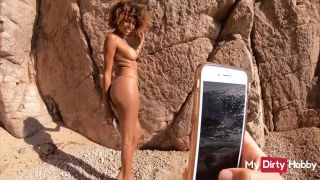 Ass Fucking Casual Blowjob On Public Beach With Luna Corazon - HD Fake Tits