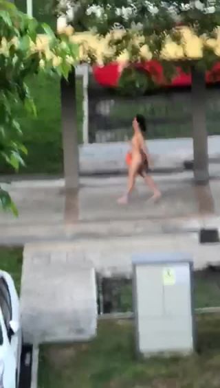 Doll Singapore Milf Walking Naked In The Streets Video...