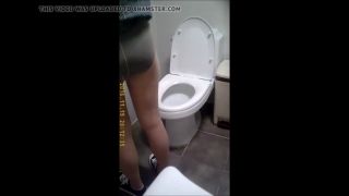 Sentando Korean Wife Toilet Hidden Cam Small Tits