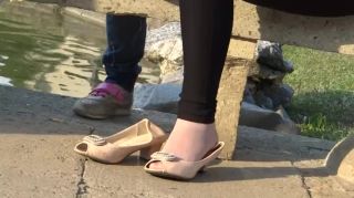 Gay Twinks Chinese Lady with Nylon Feet & Heels Crushed Shoes VideosZ