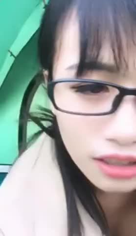 Diamond Kitty Chinese Camgirl dare to get Caught Naked & Orgasm in Tent at Public Park Hetero