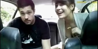 Porno Amateur Free-spirited teen gets DOWN in a backseat Plumper