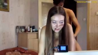Aunt 97lb girlfriend can barely take 4 inches Hot Fucking