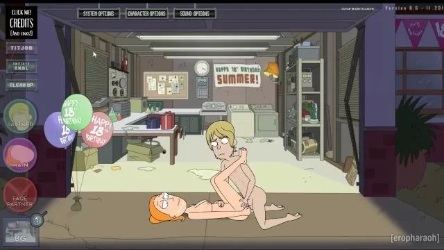 Music Rick and Morty Sex Game (Summers Birthday by EROPHARAOH) Closeup