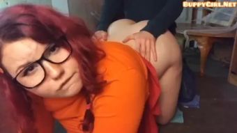 iXXXTube8 Velma Searching her Glasses Clothed Sex