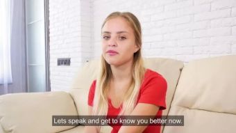 Russian Virgin Girl Monika Jelölt is Hymen Casting Alura Jenson