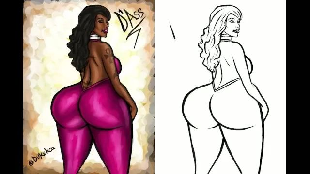 Prostitute Big Booty Cherokee D Ass Illustration LargePornTube